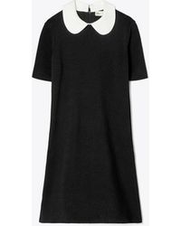 Tory Burch - Poplin Collar Sweater Dress - Lyst