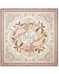 Tory Burch - Cockatoo Bandana Silk Square Scarf - Lyst