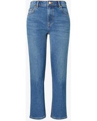 Tory Burch - Cropped Flared Jeans - Lyst