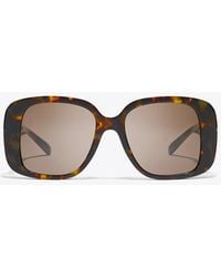 Tory Burch - Pierced Oversized Square Sunglasses, One Size - Lyst