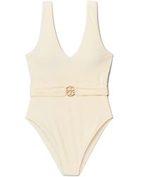 Tory Burch Miller One Piece - White