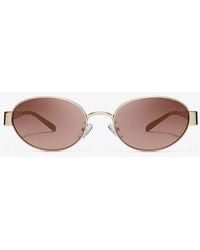 Tory Burch - Miller Metal Oval Sunglasses - Lyst