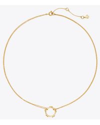 Tory Burch - Icon Pendant Necklace, One Size - Lyst