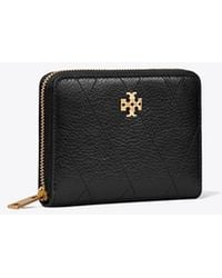 Tory Burch - Small Charlie Quilted Zip-Around Wallet - Lyst