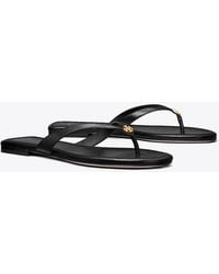 Tory Burch - Capri Leather Flip-Flop (Perfect) Shoes - Lyst