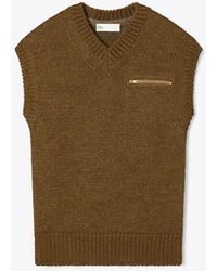 Tory Burch - Wool Sweater Vest - Lyst