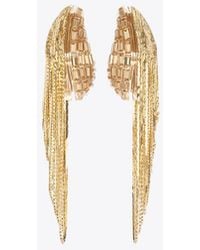 Tory Burch - Damen Wave Ketten-Ohrringe - Lyst