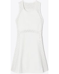 Tory Burch - T Monogram Mesh Tank Dress - Lyst