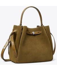 Tory Burch - Romy Suede Bucket Bag - Lyst