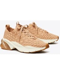 Tory Burch - Good Luck Woven Trainer - Lyst