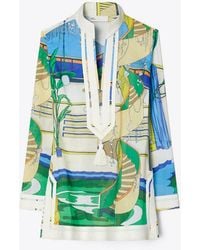 Tory Burch - Printed Tory Tunic - Lyst
