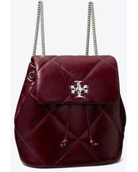 Tory Burch - Mini Kira Diamond Quilt Distressed Backpack - Lyst
