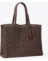 Tory Burch - Large Ella Hand-Crocheted Popcorn Tote - Lyst