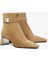 Tory Burch - Damen Georgia Stiefelette Mit Absatz - Lyst