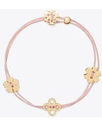 Tory Burch - Forget Me Not Cord Bracelet - Lyst