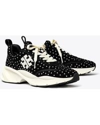 Tory Burch - Good Luck Studded Trainer - Lyst