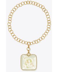 Tory Burch - Runway Swirl Necklace, One Size - Lyst