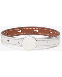 Tory Burch - Icon Leather Bracelet - Lyst