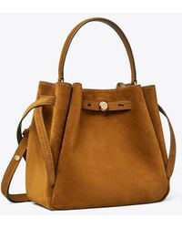 Tory Burch - Romy Suede Bucket Bag, One Size - Lyst