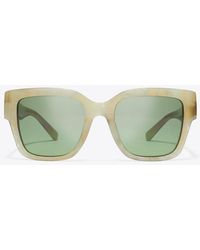 Tory Burch - Miller Square Sunglasses, One Size - Lyst