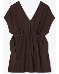 Tory Burch - Belted Linen Dress - Lyst