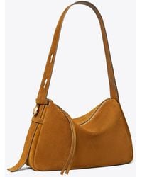 Tory Burch - Romy Suede Shoulder Bag - Lyst