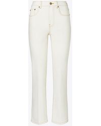 Tory Burch - Cropped Flare Jean - Lyst