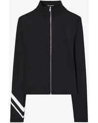 Tory Burch - Chevron Full-Zip Jacket - Lyst