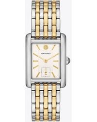 Tory Burch - The Eleanor Three-hand Two-tone Stainless Steel Watch - Lyst