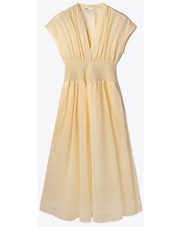 Tory Burch - Striped Cotton Dress - Lyst