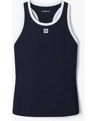 Tory Burch - Top Aus Jersey - Lyst