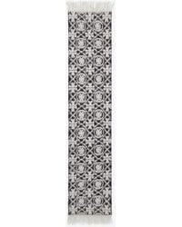 Tory Burch - Knit Brushed T Monogram Oblong Scarf - Lyst