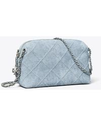 Tory Burch - Damen Weiche Fleming Crossbody Bag Aus Wildleder Mit-Print - Lyst