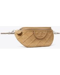Tory Burch - Fleming Soft Suede Belt Bag, One Size - Lyst