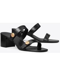 Tory Burch - Romy Block-Heel Sandal - Lyst