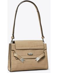 Tory Burch - Lee Radziwill Embossed Shoulder Bag, One Size - Lyst