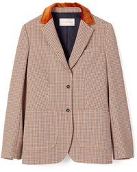 Tory Burch Karierter Blazer - Mehrfarbig
