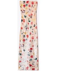 Tory Burch - Strapless Sequin Dress - Lyst