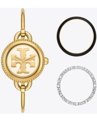Tory Burch - Miller Bangle Watch, Gold-tone Stainless Steel - Lyst