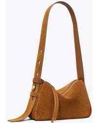 Tory Burch - Small Romy Suede Shoulder Bag, One Size - Lyst