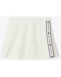 Tory Burch - Twill Knit Tennis Skirt - Lyst