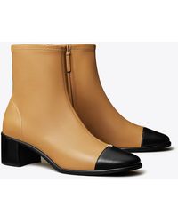 Tory Burch - Damen Stiefelette Mit Zehenkappe Und Absatz - Lyst