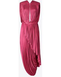 Tory Burch - Jersey Draped Dress - Lyst