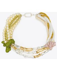 Tory Burch - Coral Necklace - Lyst