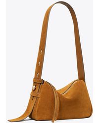 Tory Burch - Small Romy Suede Shoulder Bag - Lyst