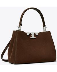 Tory Burch - Mini Eleanor Suede Satchel, One Size - Lyst