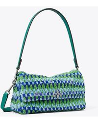 Tory Burch - Small Charlie Beaded Shoulder Bag, One Size - Lyst
