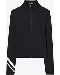 Tory Burch - Chevron Full-Zip Jacket - Lyst