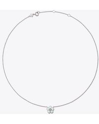 Tory Burch - Forget Me Not Pendant Necklace, One Size - Lyst