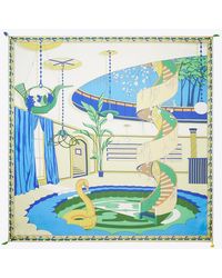 Tory Burch - Damen Quadratisches The Pool Seidentuch - Lyst